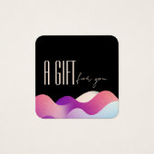 Moderne, rosa, strahlende Welle Makeup Artist (Vorderseite)