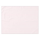 Moderne, rosa Streifen niedlich chic Tischdecke (Vorderseite (Horizontal))