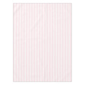 Moderne, rosa Streifen niedlich chic Tischdecke (Vorderseite)
