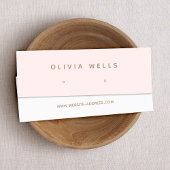 Moderne rosa Stuhlvorführung Display Mini Visitenkarte