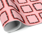 Moderne rosa Textur Geschenkpapier (Rolleneckpunkt)