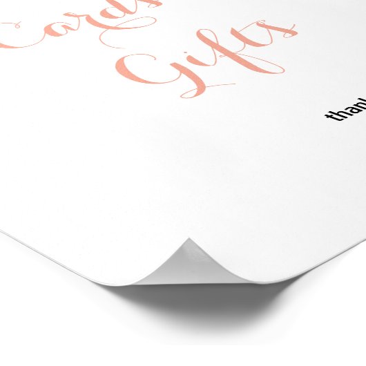 Moderne rosa tropische Blumenkarten und Geschenksc Poster (Ecke)