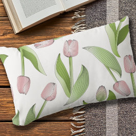 Moderne rosa Tulip Outdoor Kissen Für Draußen