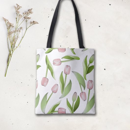Moderne rosa Tulip Tasche