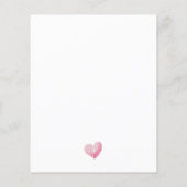 Moderne rosa Tutu Ballerina Ballet Girl Babydusche (Rückseite)