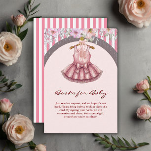 Moderne rosa Tutu Ballerina Ballett Mädchen Babypa Begleitkarte