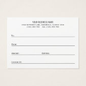 Moderne rosa Typografie QR-Code-Geschenkkarte (Rückseite)