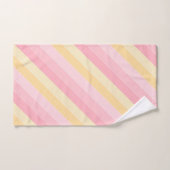 Moderne rosa und gelb-gelbe, elegante Vorlage Badhandtuch Set (Handtuch)