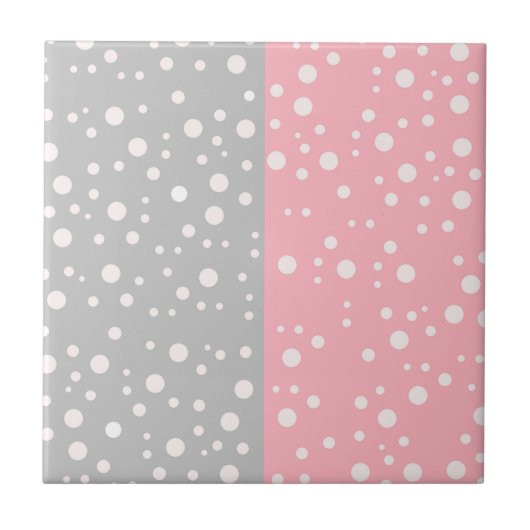 Moderne rosa und graue Dekoration | Dekorationspla Fliese (Vorderseite)