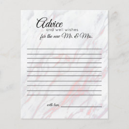 Moderne rosa und graue Marmorkarte