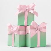 Moderne Rosa und Minze Grün Ombre Geschenkpapier