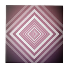 Moderne rosa und weiße Gravierplätze Fliese