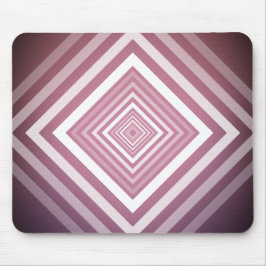 Moderne rosa und weiße Gravierplätze Mousepad