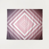 Moderne rosa und weiße Gravierplätze Wandteppich (Vorderseite (Horizontal))