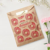 Moderne rosa Wasserfarben süß wie Donuts Zitat Geschenktütchen (Versiegelt)