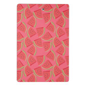 Moderne rosa Wassermelone, Sommer Mini Klemmbrett (Rückseite)