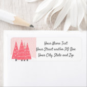 Moderne rosa Weihnachtsbaumen (Insitu)