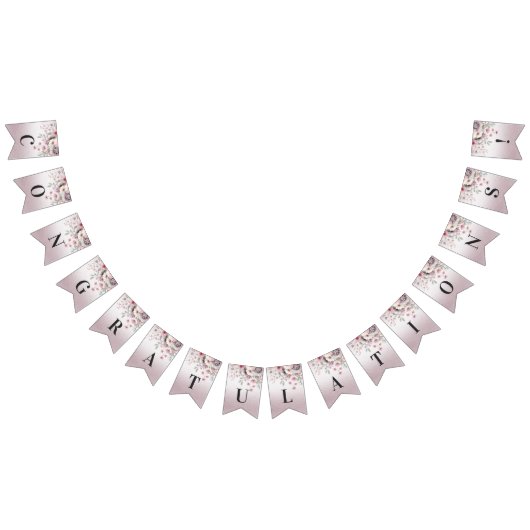 Moderne rosa, weiße, bläserne Jagdflagge Wimpelkette (Alle)