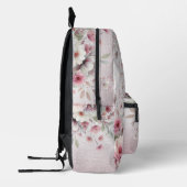 Moderne rosa, weiße, florale Rucksäcke Nähtasche s (Links)