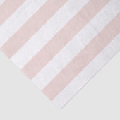 Moderne, rosa, weiße Streifen elegant mädchenhaft Seidenpapier (Detail)