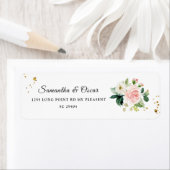 Moderne rosafarbene Blume und Goldfallen (Insitu)