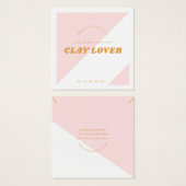 Moderne rosafarbene Teeklatte (Vorne & Hinten)