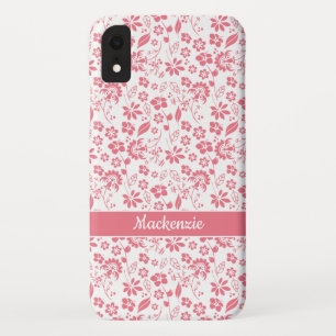 Moderne, rosafarbene tropische Blume Case-Mate iPhone Hülle