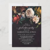 Moderne Rose Abschluss Einladung Vorlage (Vorderseite)