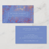 Moderne Rose aus Marmor Visitenkarte (Vorne/Hinten)