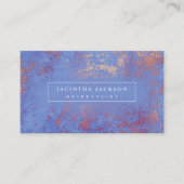 Moderne Rose aus Marmor Visitenkarte (Vorderseite)