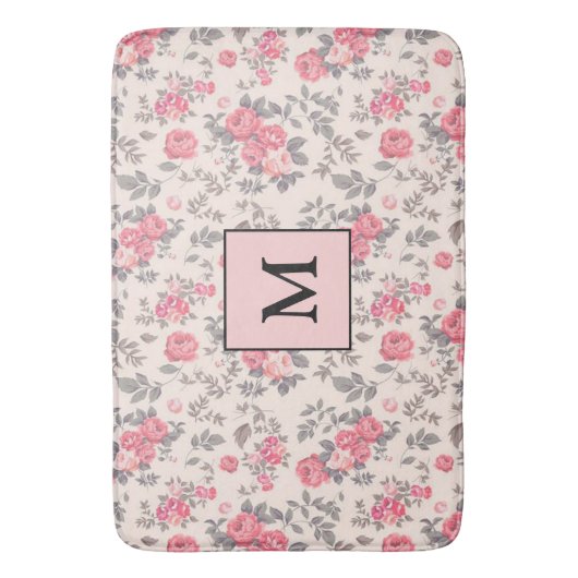 Moderne Rose Badematte (Vorderseite Vertikal)