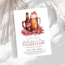 Moderne Rose Beer Galentine's Day Party