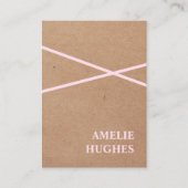 Moderne Rose für gedruckte Kraft Visitenkarte (Vorderseite)