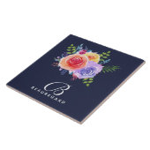 Moderne Rose für Wasserfarben Fliese (Seite)