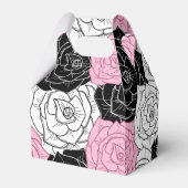 Moderne Rose Geschenkschachtel (Rückseite)