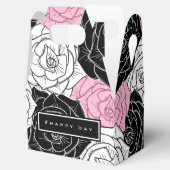Moderne Rose Geschenkschachtel (Geöffnet)