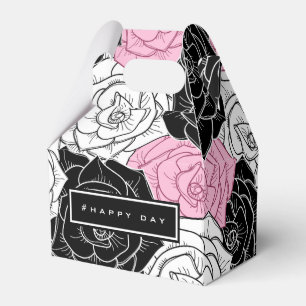 Moderne Rose Geschenkschachtel