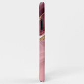 Moderne Rose Gold Agate Case-Mate iPhone Hülle (Hinten/Rechts)