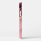 Moderne Rose Gold Agate Case-Mate iPhone Hülle (Rückseite / Rechts)