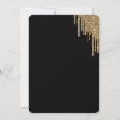 Moderne Rose Gold Chic Minimalistisches Foto Absch Einladung (Rückseite)