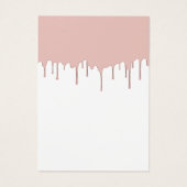 Moderne Rose Gold Dripping Earring Juwelier Displa (Rückseite)