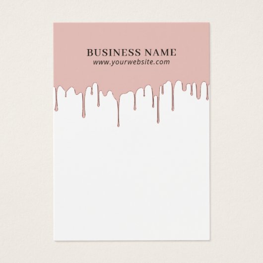 Moderne Rose Gold Dripping Earring Juwelier Displa (Vorderseite)