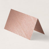 Moderne Rose Gold Foil Foto ändern Datum Karte (Rückseite)