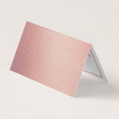 Moderne Rose Gold Foil Kalender RSVP Karte (Rückseite)