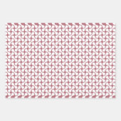 Moderne Rose Gold Geometric Metaball Pattern Geschenkpapier Set (Vorderseite 3)