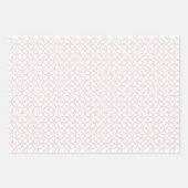 Moderne Rose Gold Geometric Metaball Pattern Geschenkpapier Set (Vorderseite 2)