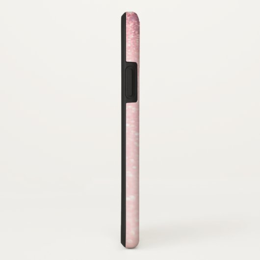 Moderne Rose Gold Girly Glitzer Stilvoll Mit Monog Case-Mate iPhone Hülle (Hinten/Rechts)