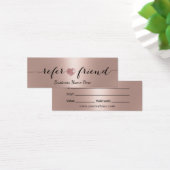 Moderne Rose Gold Glitzer Herberge Wellness-Center (Schreibtisch)