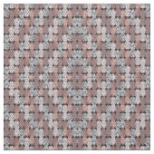 Moderne Rose Gold Glitzer Pink Ananas Muster Stoff (Muster)