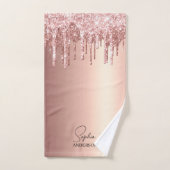 Moderne Rose Gold Handtuch (Handtuch)